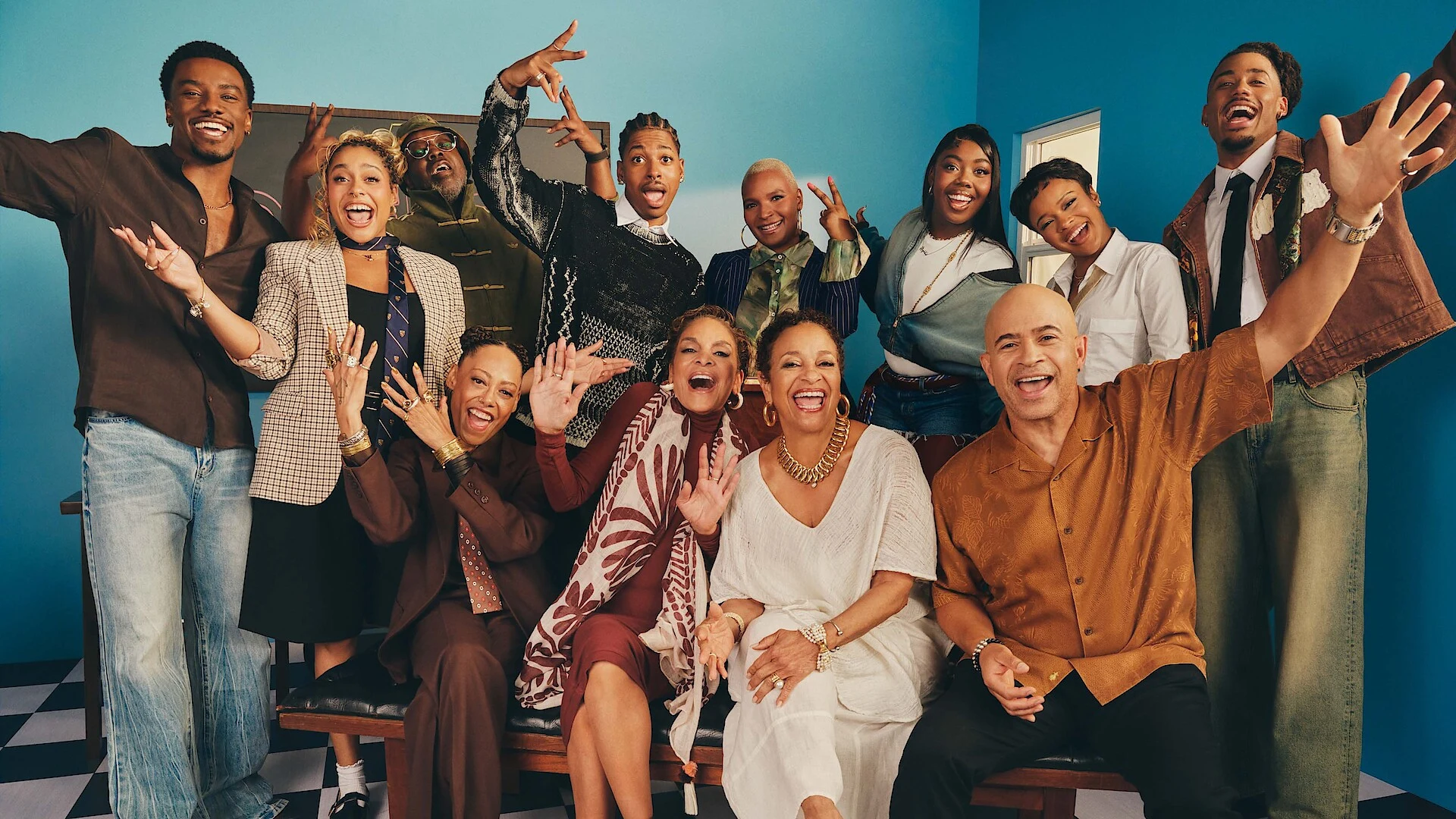 Returning and new A Different World cast members together