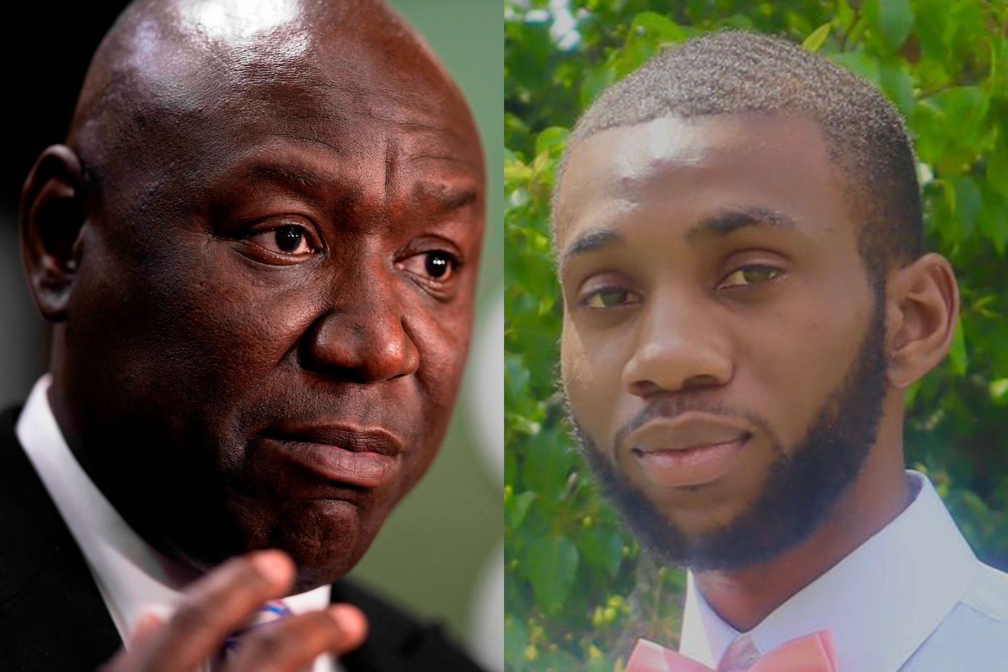 Composite of Ben Crump and Trey Reed